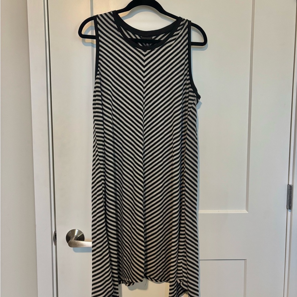 Mossimo Supply Co. Asymmetrical Black and White Dress